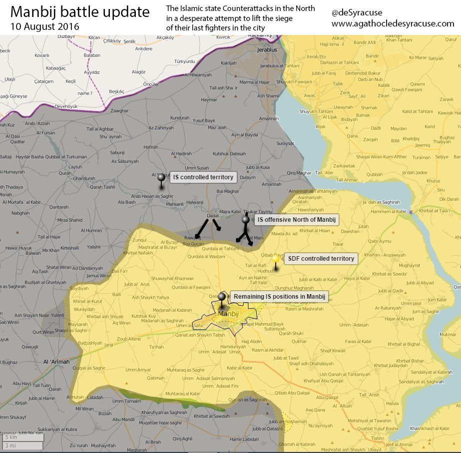 Завершение битвы за Манбидж 