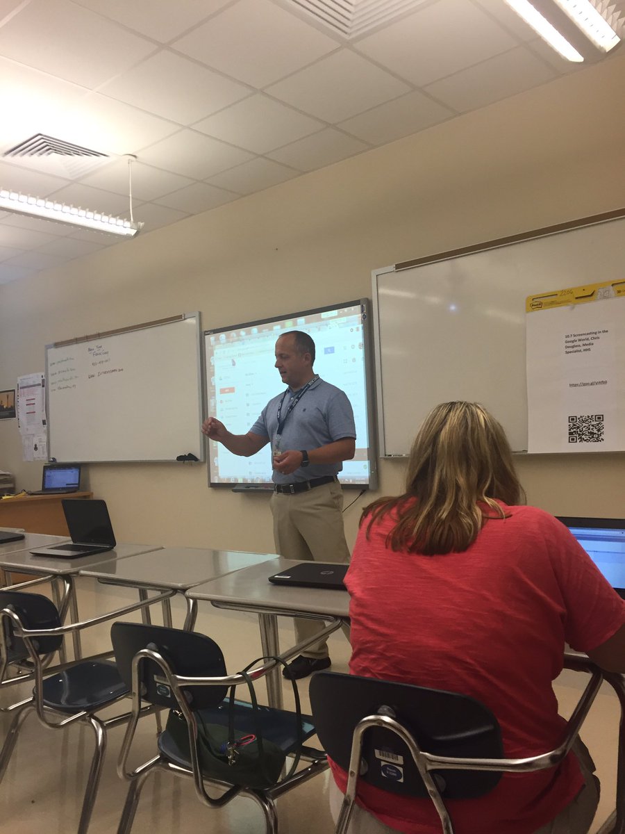ehlmstech's tweet photo. Screencastomatic learning with Chris Douglas #ccpsif16 https://t.co/5g9wOXv1fS