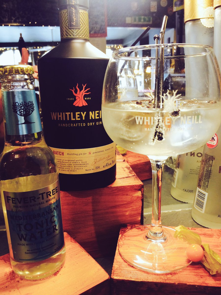 symposiumidle's tweet photo. Gin of the week.Beautiful with Mediterranean tonic @WhitleyNeill @winesandwhisky  @FeverTreeMixers @MarketTownTavs https://t.co/KXv1u9iPPa