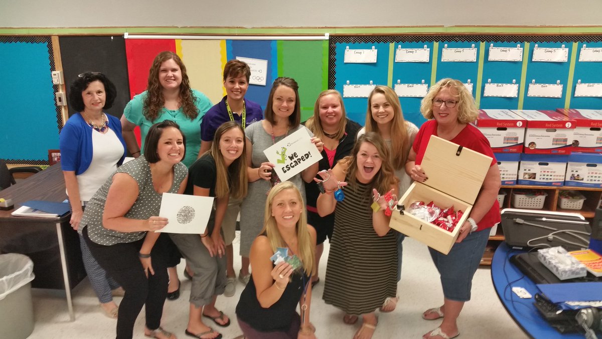 ian_carle's tweet photo. Breaking out with Randall teachers using @breakoutEDU boxes! https://t.co/75gKBWB4cD