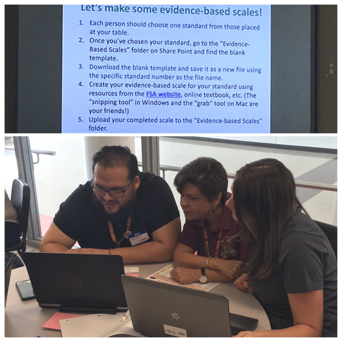 MrsAmandaChin's tweet photo. Building evidence-based scales for our Calculus Project students @walker_middle #212degrees #kaizen https://t.co/WJDwSeVaAW