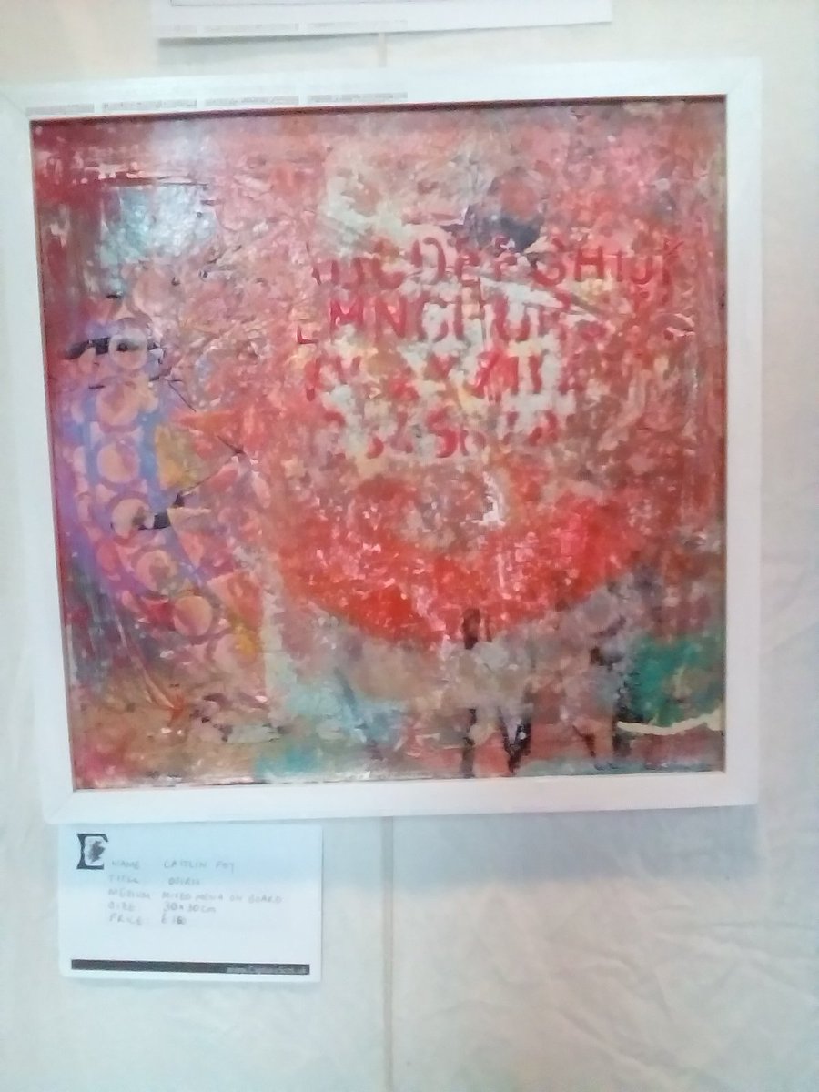 CaptureScot's tweet photo. Affordable Art @CaptureScot Exhibition #artist:Caitlin Foy #urbanabstraction #Edinburgh @edfringe #edfringe2016 https://t.co/W5nM3PMllV