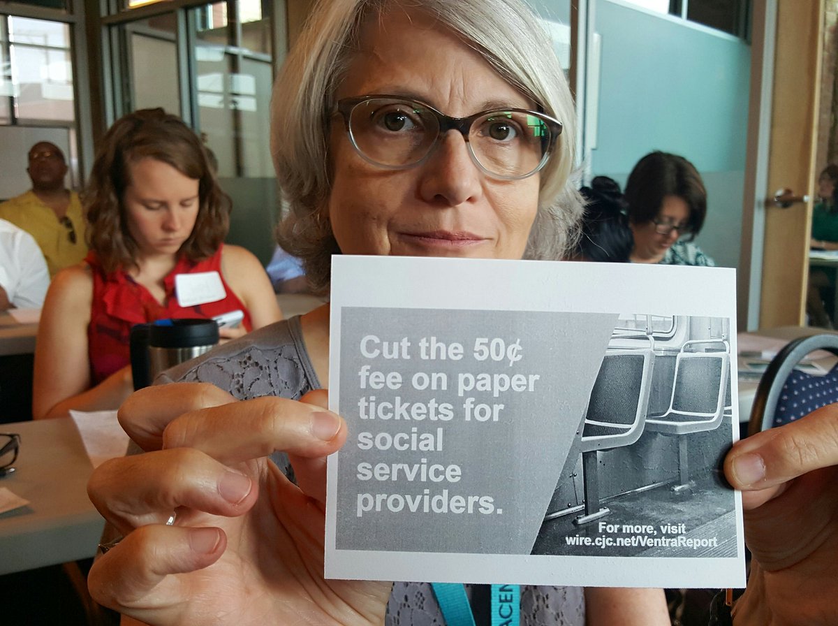 BetsyRubin's tweet photo. . @CTA - Please #CutTheFee on #Ventra paper tix so more job seekers can get to interviews + work! https://t.co/8KpqgDV4x1