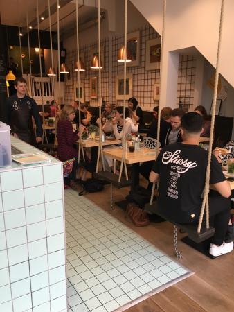 open_asd's tweet image. Went to a lunchroom where mostly mentally handicapped and autistic people work. Refreshing to not feel different :)