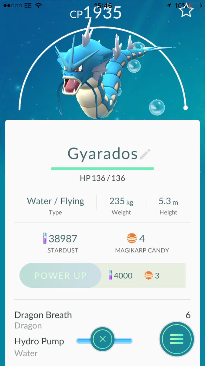 Chris_haith's tweet photo. @PokemonGoBPL , my new evolution not too sure on the move set ? 😄 https://t.co/gft228hYYf