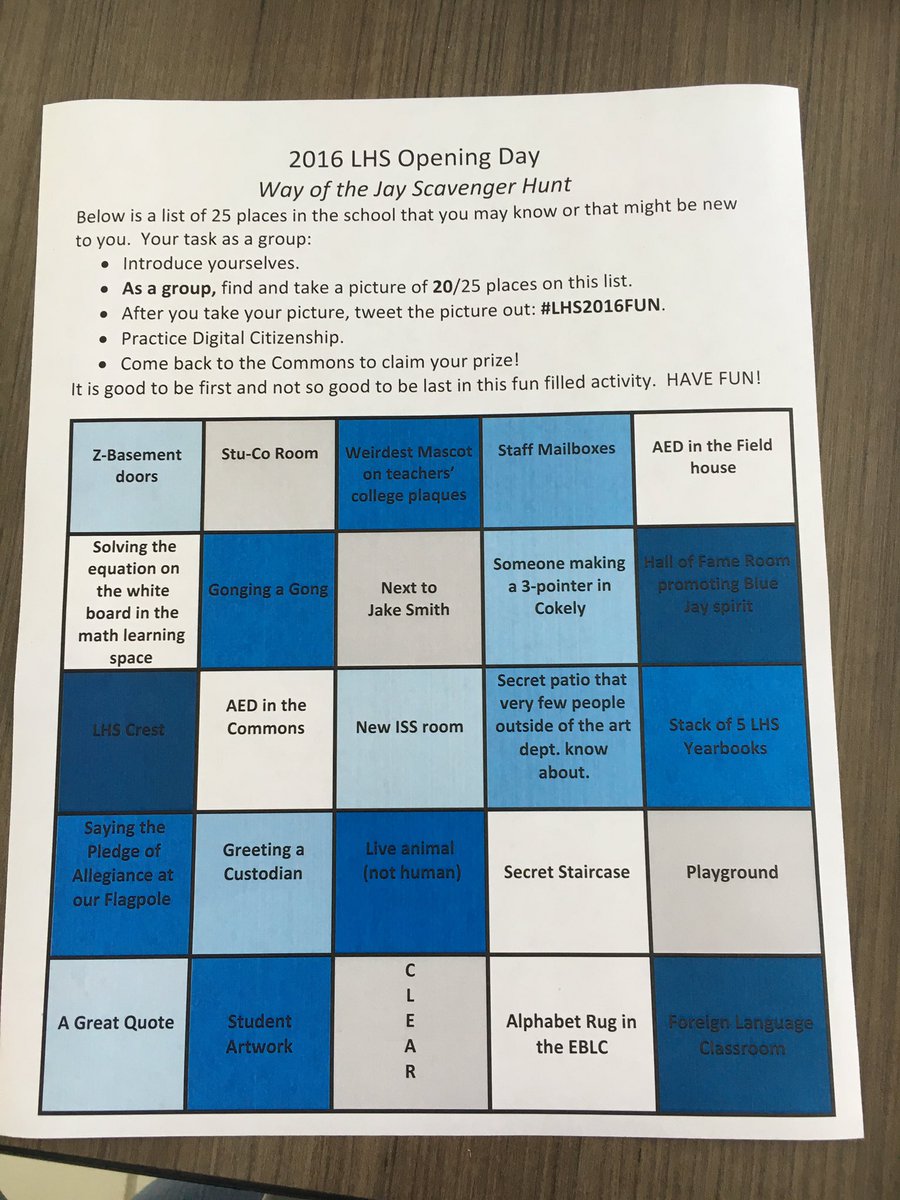 AAdamsEML's tweet photo. #lhs2016fun best team building activity ever!!! https://t.co/4K3QcUorMv