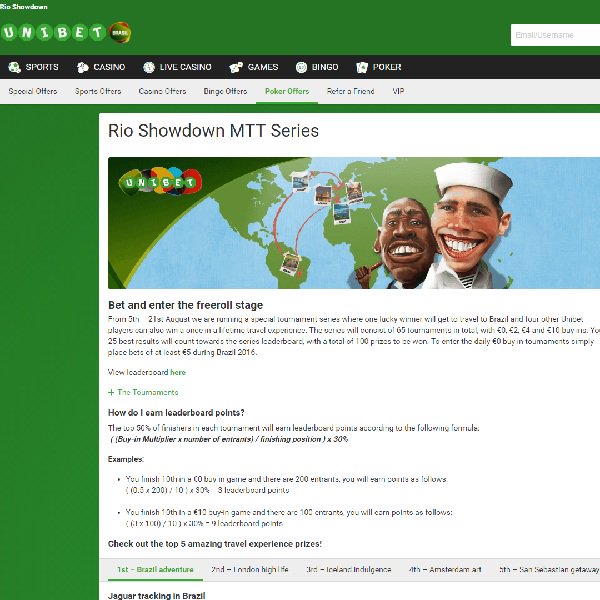 OCASamP's tweet photo. Win a Trip to Brazil at Unibet This Month
https://t.co/8XrMRwyJXu https://t.co/Vk4ECeiZ1v