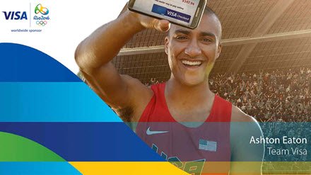 VisaNews's tweet photo. Get winning discounts from Visa Checkout merchants during the #Rio2016 Olympic Games! https://t.co/vKq6gm31k0 https://t.co/uwxRTJ5D56