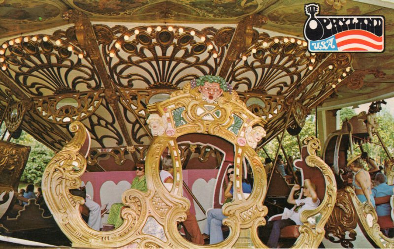 OprylandPark's tweet photo. The orig Opryland carousel was built cir.1905 by Hugo Hasse Borg und Talbahn from German wood. #Opryland @Nashville https://t.co/hlXYBm1ndu