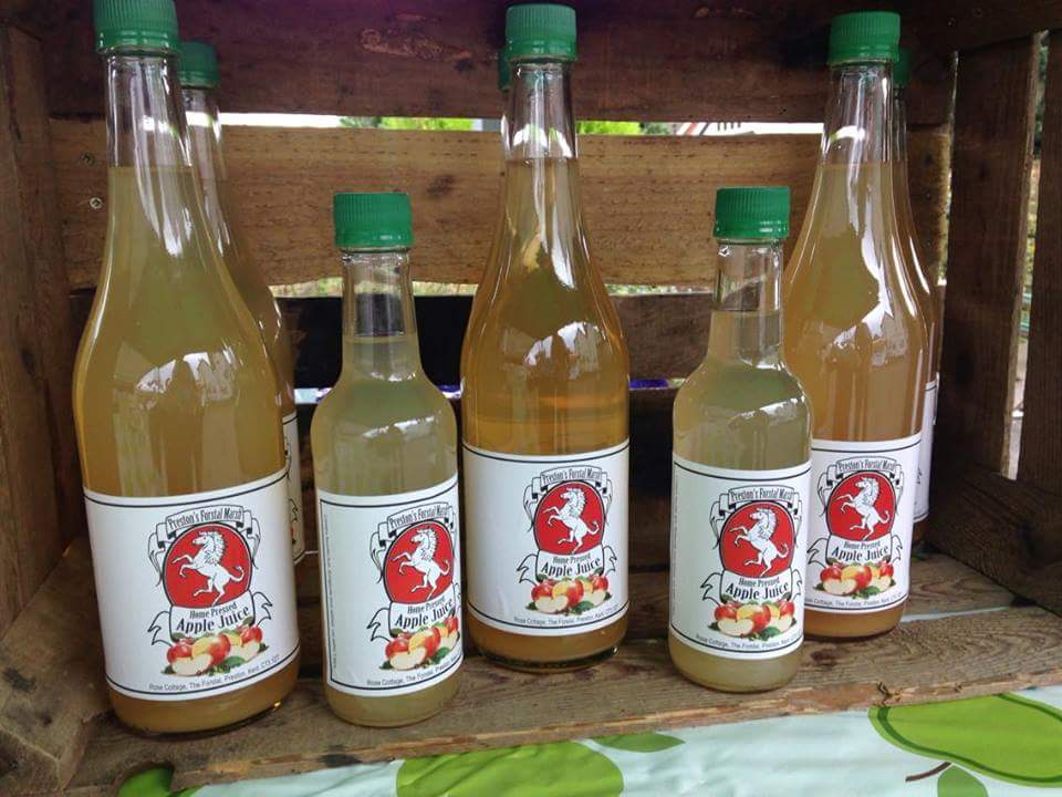 BridgeFarmersMk's tweet image. Apple juice from Preston Forstal Marsh Produce, from apples grown in their own orchards, stock up at Saturdays mkt
