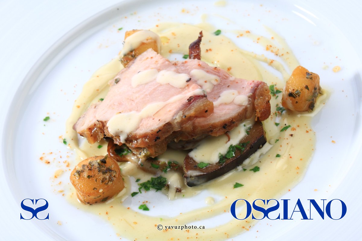 OssianoCuisine's tweet photo. Our Nagano pork chop with creamt polenta and sauteed swiss chard is melt in your mouth good! #MeltInYourMouth https://t.co/Kfv8IgtttK