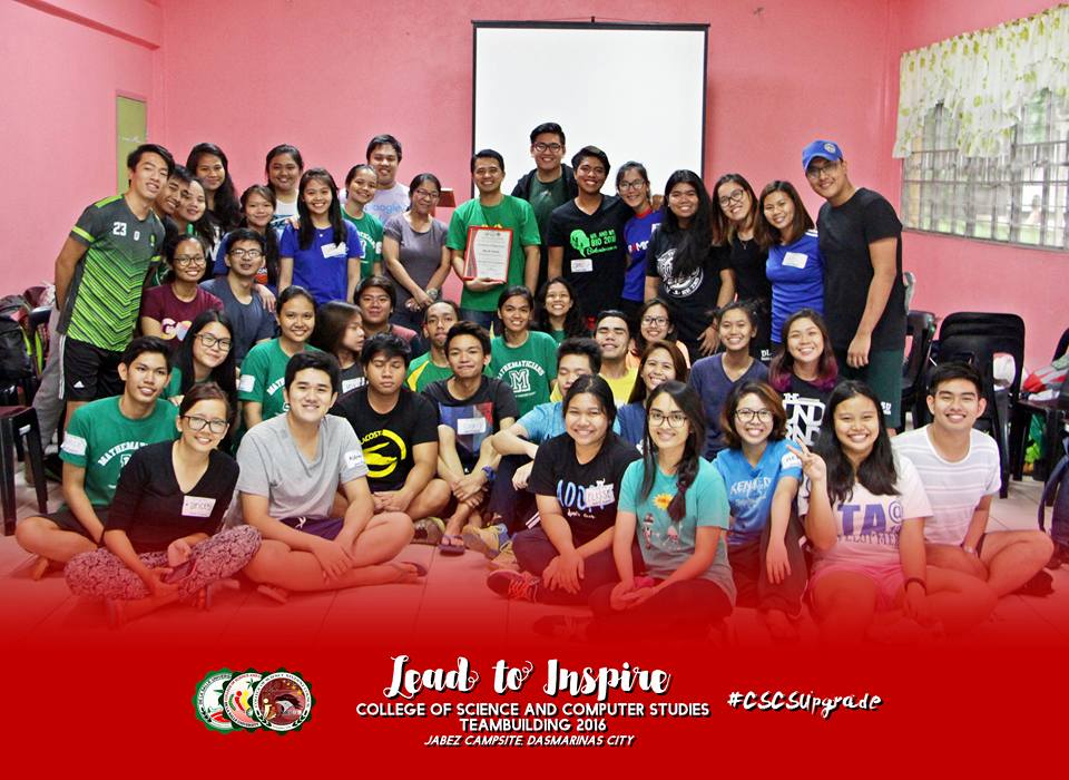 dlsudBIOPC's tweet photo. Team Building with the whole CSCS Family! #CSCSUpgrade #LeadToInspire https://t.co/ncFm36hR80