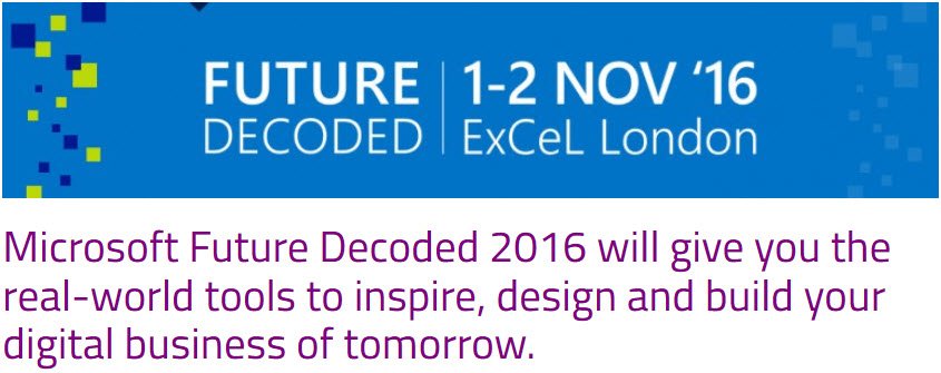 pughcomputers's tweet photo. #FutureDecoded2016 gives you real-world tools to inspire, design &amp; build a digital buisness https://t.co/xdKrYqhRhw https://t.co/bwS3Zm7v6t