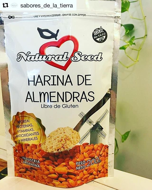 NaturalseedAr's tweet photo. Ya pueden conseguir la nueva Harina de Almendras Natural Seed en @sabores_de_la_tierra https://t.co/AXpB1EMp9q