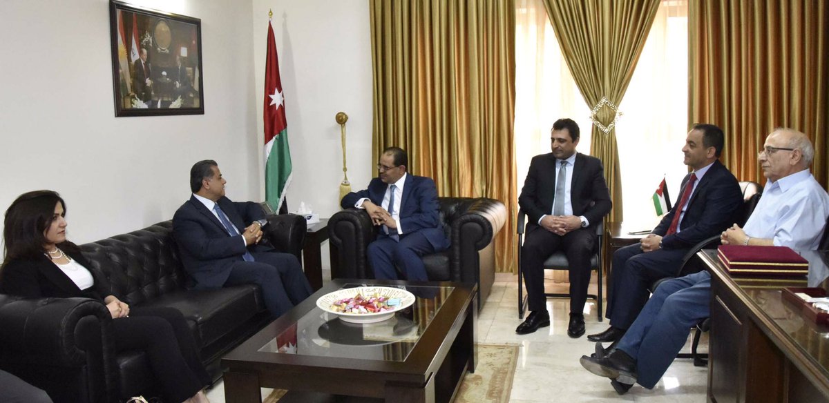 FalahMustafa's tweet photo. On behalf of #KRG #DFR visited CG of #Hashemite Kingdom of #Jordan &amp; had productive mtg on enhancing bilateral ties. https://t.co/SVArZsbTMv