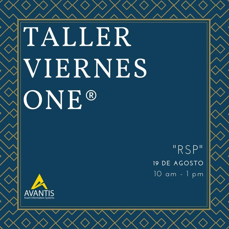 avantis_mx's tweet photo. ¡Asiste a nuestro próximo #ViernesOne este 19 de agosto! ➜ https://t.co/Yl0Zbrt3DF #SAPBusinessOne https://t.co/vQjXwcxA3Q