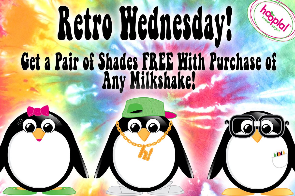 HooplaGreece's tweet photo. Buy a milkshake and get a FREE pair of shades! Every wednesday! https://t.co/cJ8hluQoNm