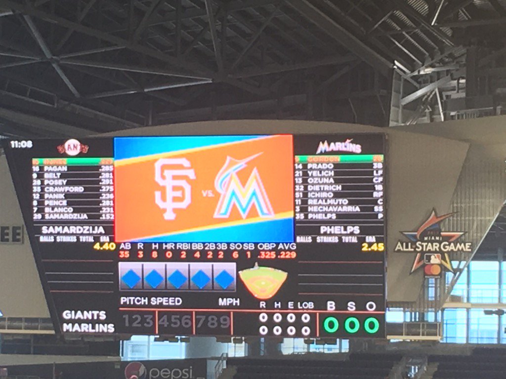 YSoFloCEO's tweet photo. At Marlins game today with over 2000  YMCA summer campers!
Throwing out the first pitch!
I love this game! https://t.co/Z1rbEyZbe8