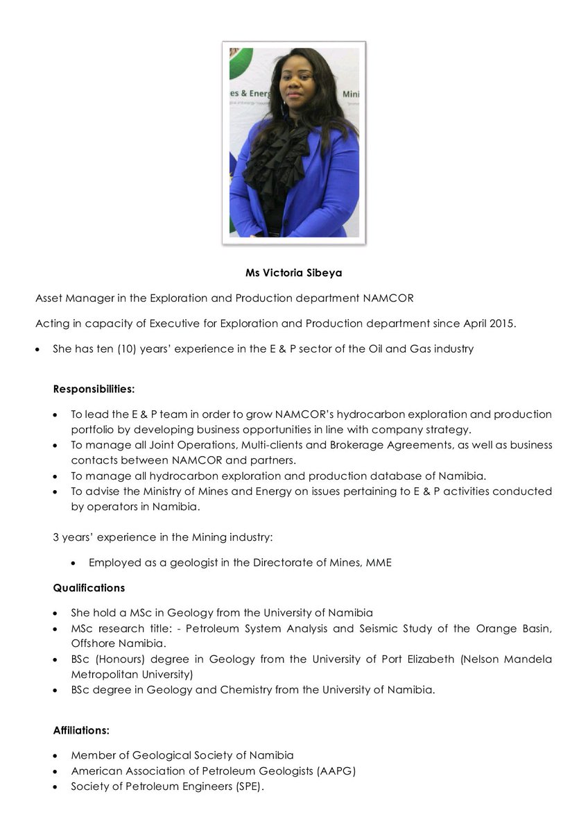 MME_Nam's tweet photo. Profiles of each of the Geoscience Council of Namibia members https://t.co/qXSnrxBOem