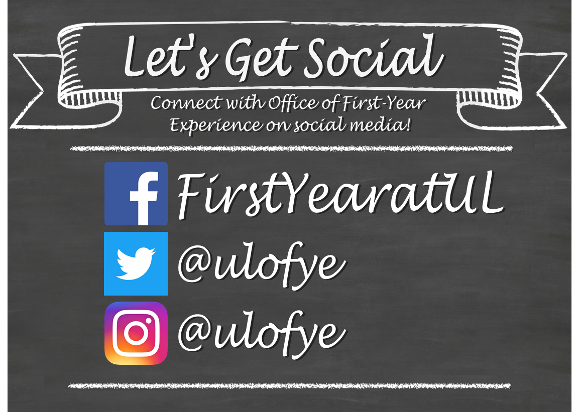 ULFirstYear's tweet photo. Add us on social media to stay updated during your https://t.co/NdmP7Fw4Ae First-Year Experience #UL20 #Cajunsof2020 https://t.co/QoJonMUs0u