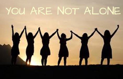 DeniseMarinacci's tweet photo. Whatever you're going through, remember you are not alone.  #neveralone  #love https://t.co/tfiGzVwdQX