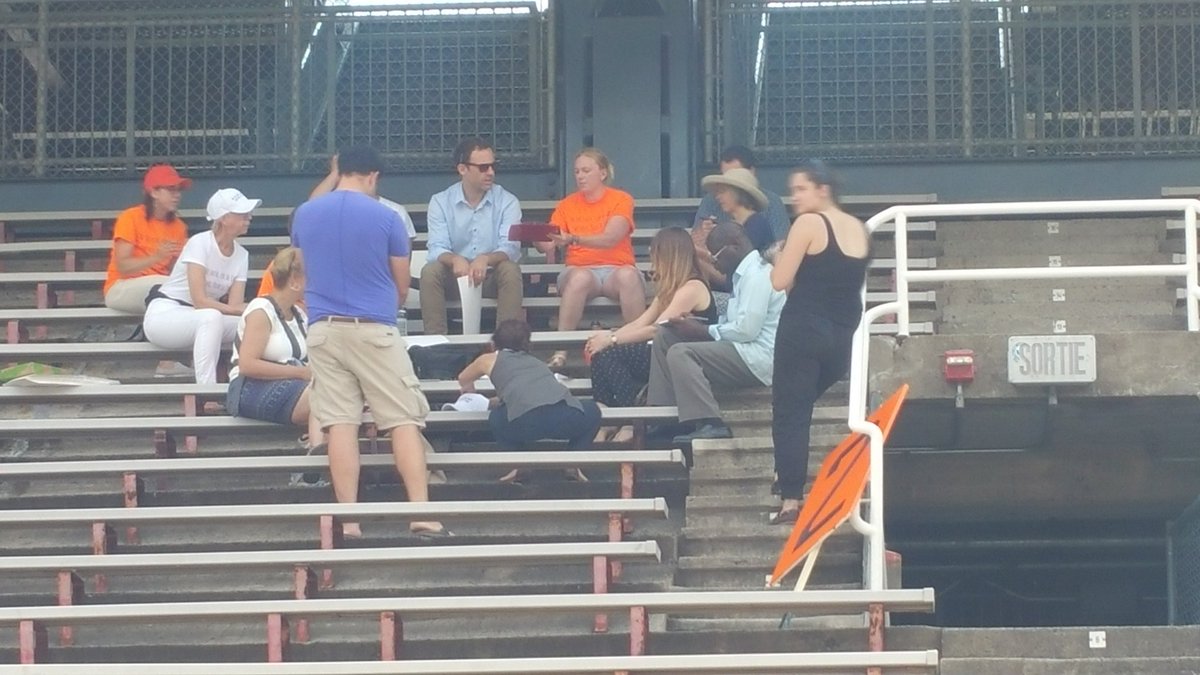 All the groups are in deep discussion mode...thinking caps on! #acting2gether #4acoolplanet #climatechange #fsm2016