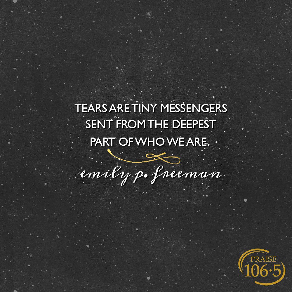 Praise1065's tweet photo. #emilypfreeman #tinymessengers https://t.co/YPo7y48Ij2