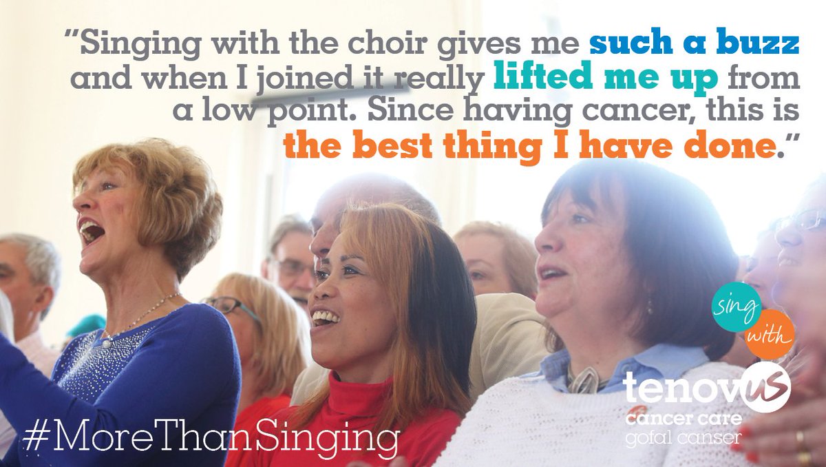 SingwithUsChoir's tweet photo. For cancer patients, joining choir can have amazing benefits- &amp; our research has proved it! https://t.co/IPX939WDLl https://t.co/2MajL4roF7