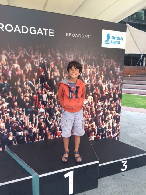 lilfrenchgeek's tweet photo. William really excited to be winner on the podium ! π #Teambroadgate @broadgatelondon https://t.co/3ipTys2Scg