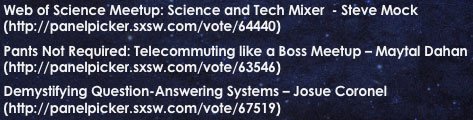 TACC's tweet photo. Vote the @TACC ticket @sxsw panel picker
https://t.co/czxFAGFVYp
https://t.co/H4SYa3DMli
https://t.co/zmbokvJT87 https://t.co/Rzd6EELT53