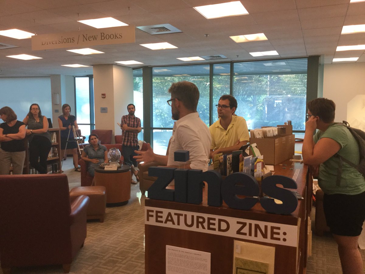 bostonbiblio's tweet photo. Library Test Kitchen showcase! #LTK2016 @SimmonsSLIS https://t.co/hVbH1kL4Jk