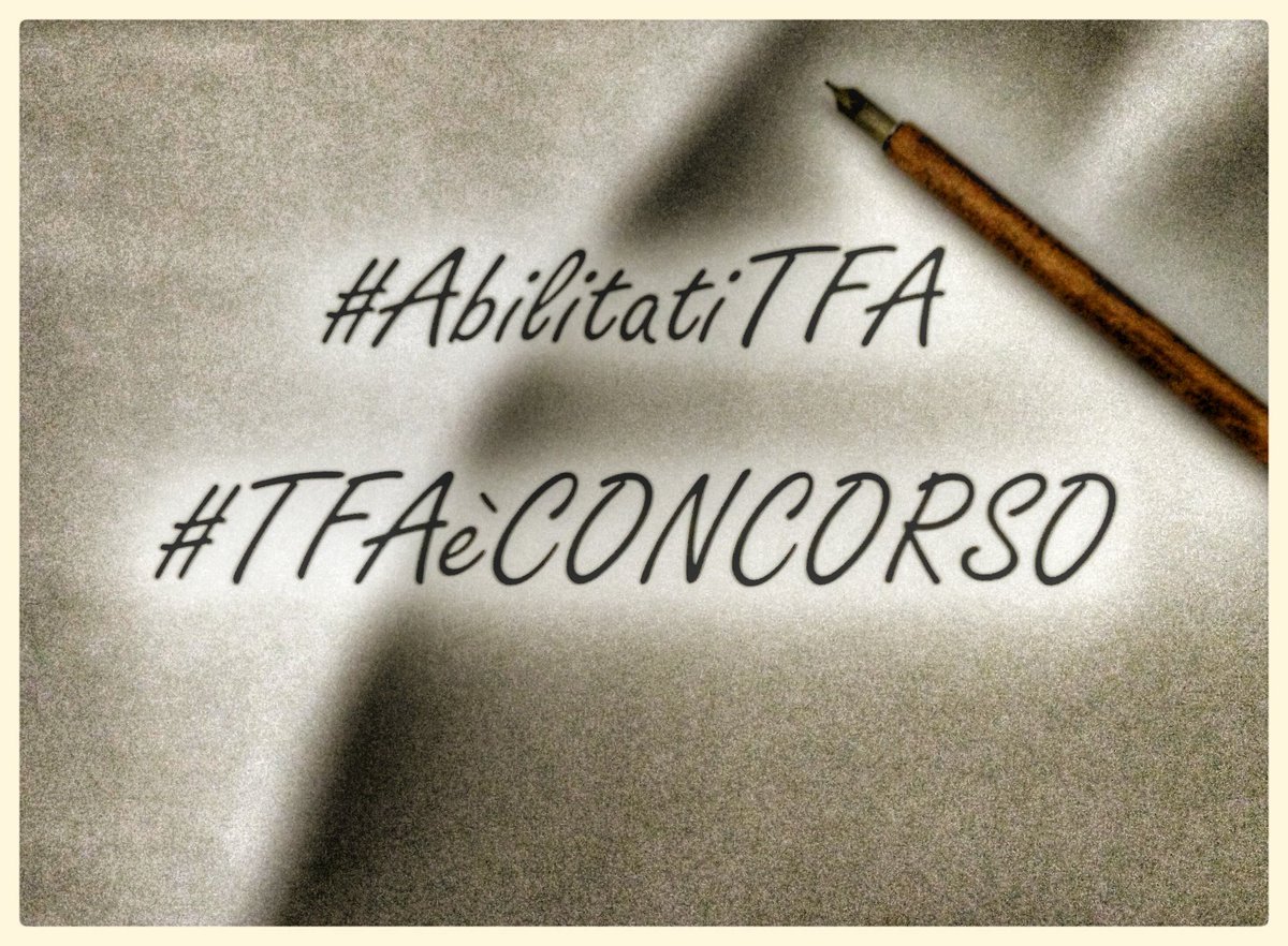 AntonioBurrasca's tweet photo. #abilitatiTfa #CNT #tfaèconcorso @repubblicait @Corriere @fattoquotidiano @ilmessaggeroit https://t.co/00QnwzTMAk