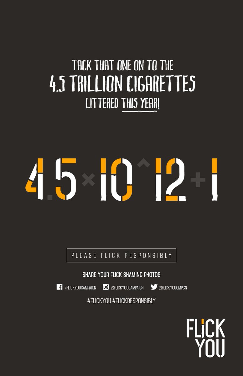 flickyoucmpgn's tweet photo. A word of #WednesdayWisdom. Imagine a Beaver dam built out of littered butts. #FLICKYOU #FLICKRESPONSIBLY https://t.co/vDkYcCV1qG