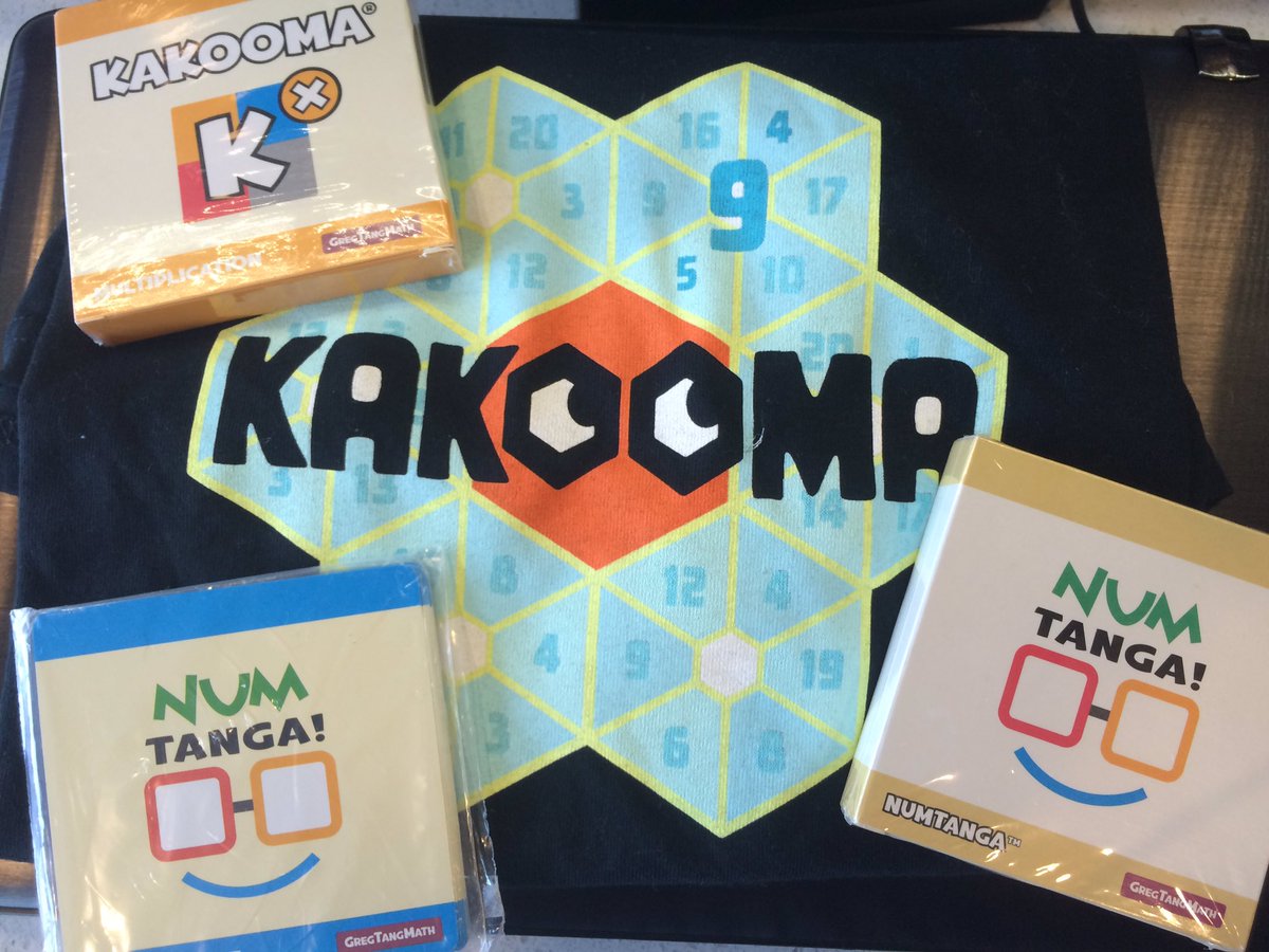 Warnack5th's tweet photo. Had an amazing two days at the Seattle Math Institute &amp; even won some prizes for my class! Thanks @gregtangmath! https://t.co/5xOfr2OF6u