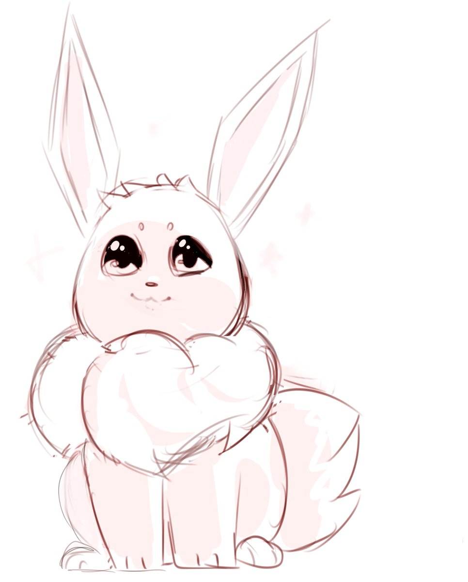 DeerKitten's tweet photo. eevee for @Skip_Luca https://t.co/2kSpUE7qUb