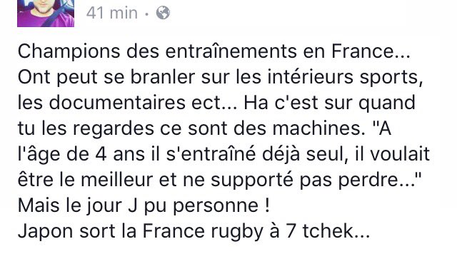 CyrilRondier's tweet photo. @FFRugby  bravo ... https://t.co/SYYYXKOdTs