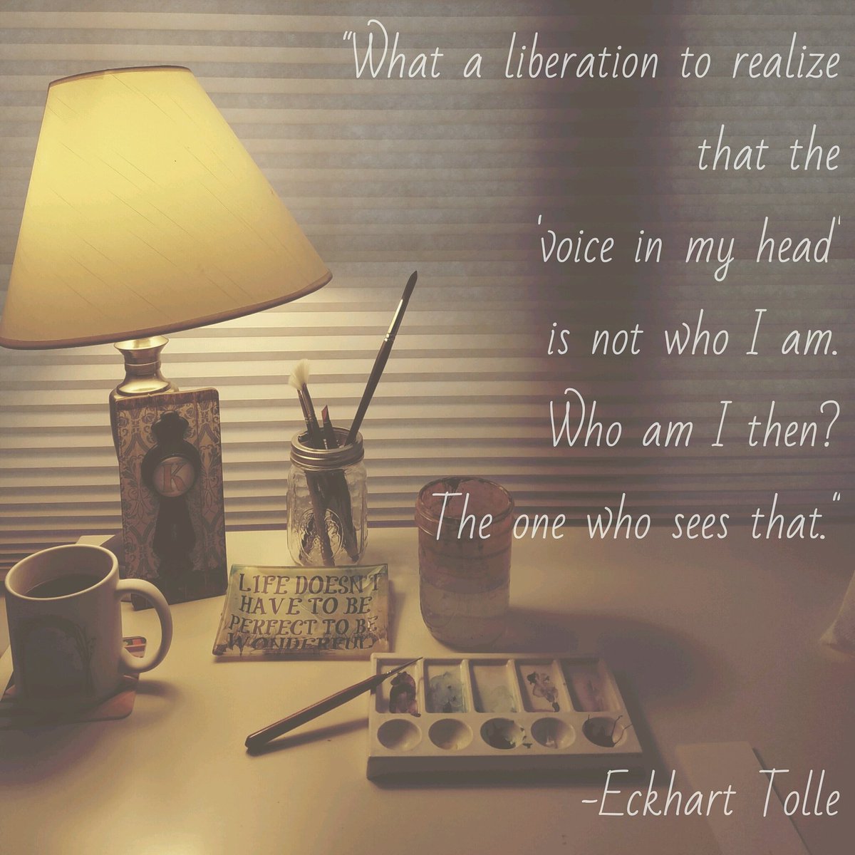 kathryngorczyca's tweet image. You are not your thoughts. #eckharttolle #cognitivedefusion #impartialobserver #letgo