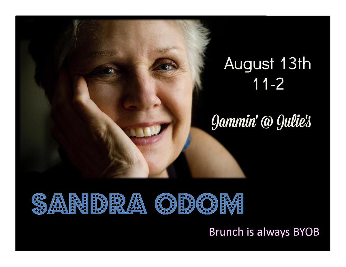 JuliesDeli's tweet photo. This Saturday only @ Julie's.  Don't forget brunch is ALWAYS BYOB :) https://t.co/zckyBJh19i