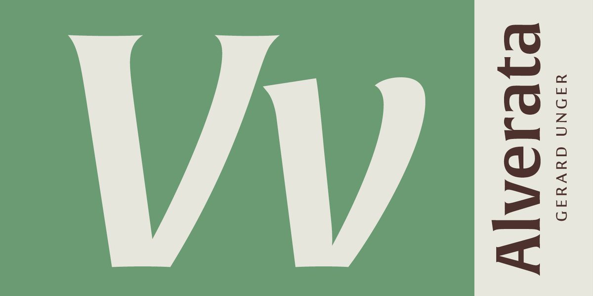 grshutters's tweet photo. #26letterchallenge Day 22: Really love @TypeTogether’s Alverata. Somehow both classic and very current all at once. https://t.co/dOeKEKjy6c