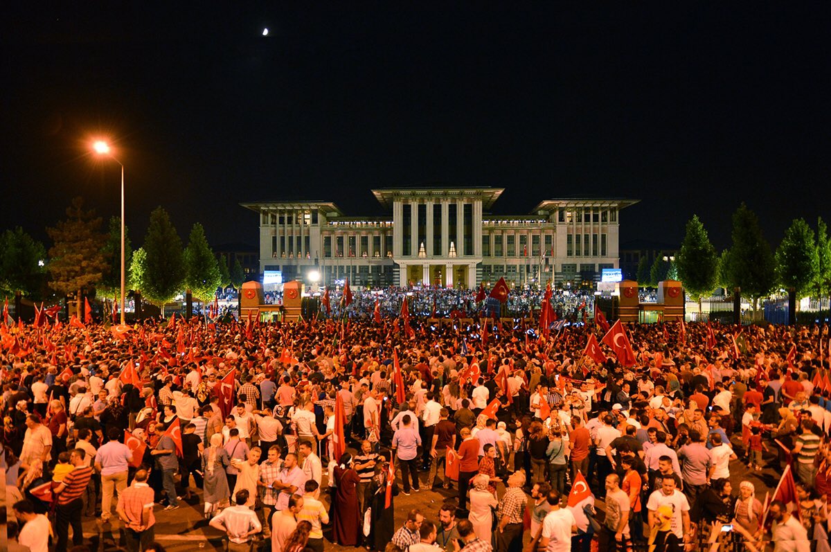 trpresidency's tweet photo. Our people`s guard of democracy at People`s Mosque. 26th Night! (1) https://t.co/Ujo0t1chmY