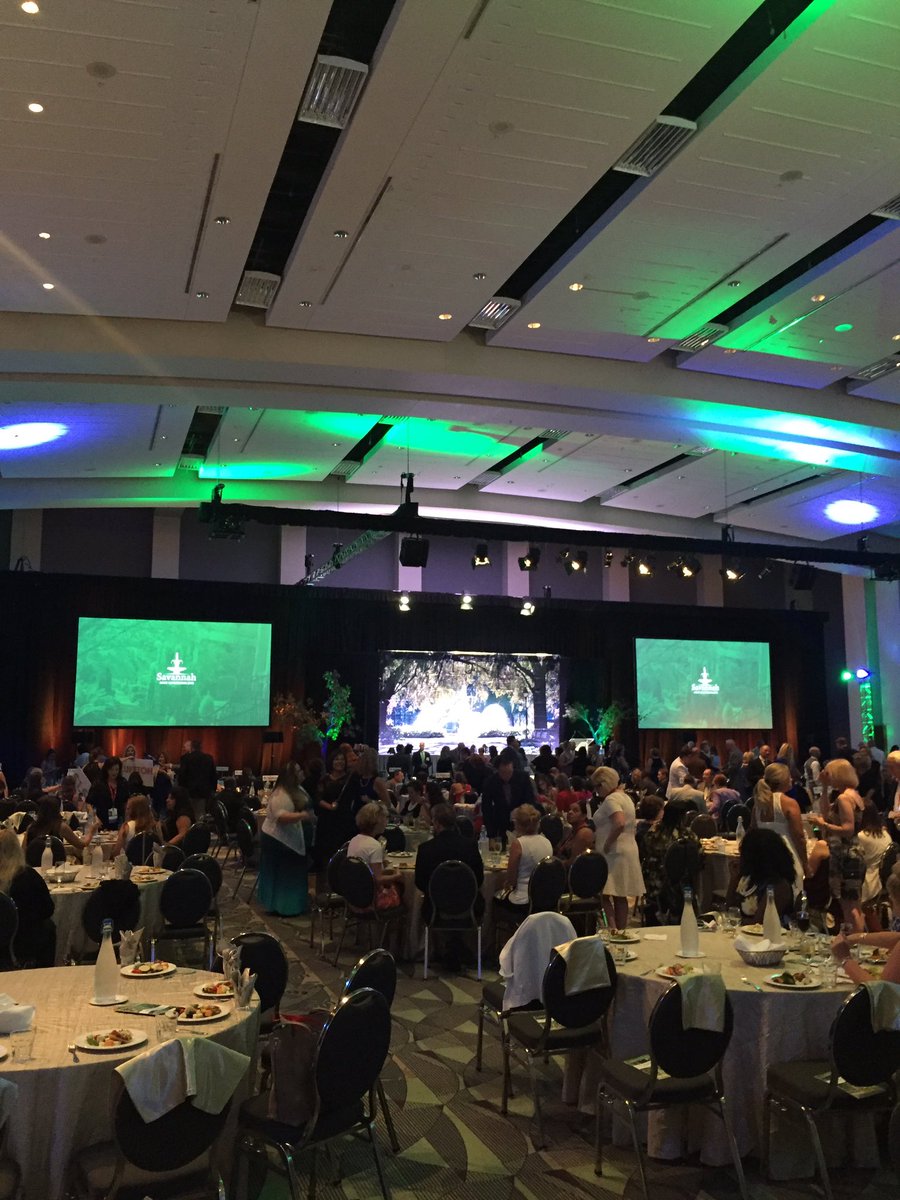 Accrinet's tweet photo. ACCE awards ceremony. Good luck to all the chambers nominated for awards tonight! #ACCE2016 #accrinet #savannah https://t.co/X2BBK0dWdj