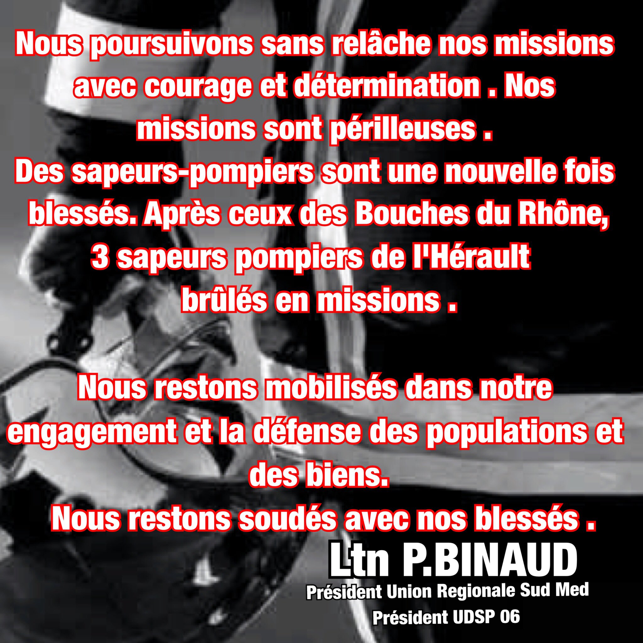 Pompiers Sud Med No Twitter Feuxdeforet Message Soutien Pdt P Binaud Pour Pompiersfr Blesses Engages Sur Incendies Vitrolles Herault T Co 52mfdkwjy4 Twitter