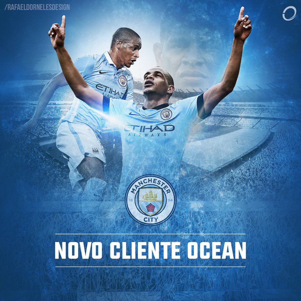 Com muito orgulho anunciamos o #novoclienteocean: @Fernando_Reges, do @ManCity! Bem vindo ao time Ocean!