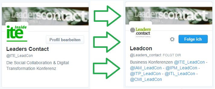 ITE_LeadCon's tweet photo. .@leaders_contact verbindet seine Twitter Accounts. Für alle Tweets zum #SociaIntrant und mehr folgen Sie LeadCon https://t.co/0KJpfuy0We