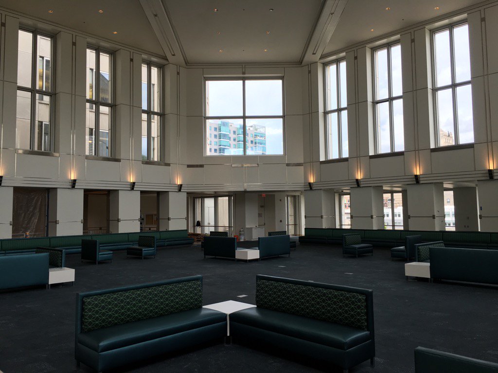 OrangeChairCstm's tweet photo. Introducing the new P&G cafeteria! 300 linear feet of custom seating! More to come #coolseating https://t.co/H4gWwggprV