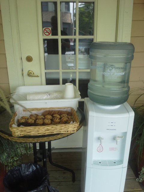 We're closing at 2pm wed/thurs due to heat. We've left the water cooler and cookies at the front door. <a href="/LakefieldON/">Lakefield ON</a>