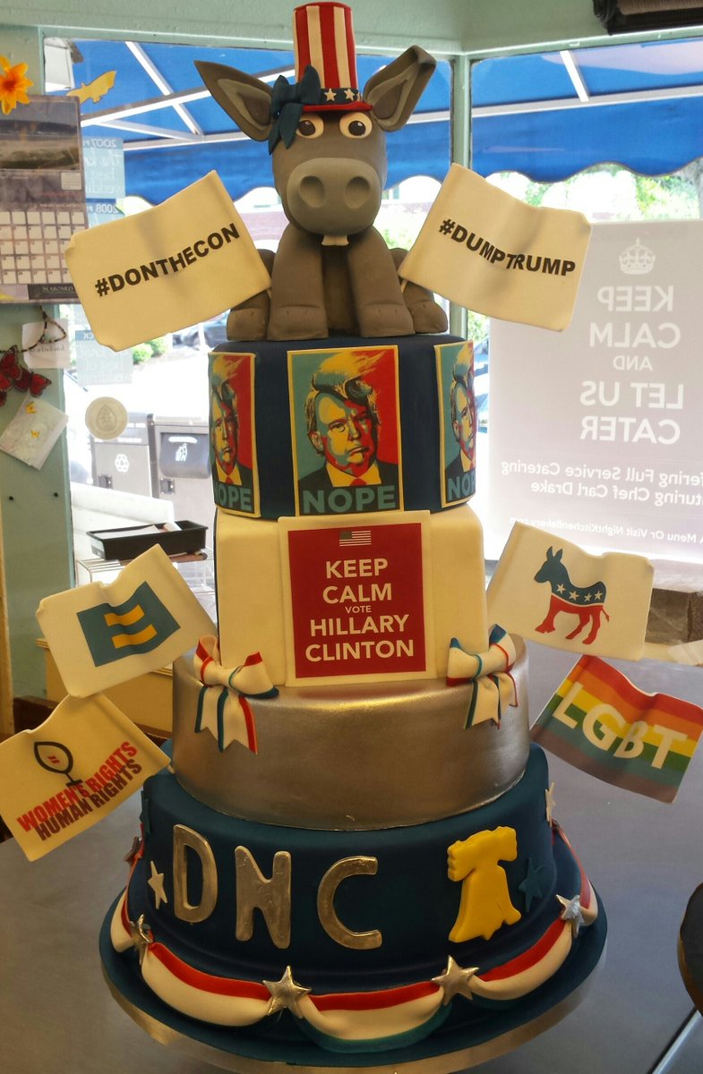 NightKitchen_'s tweet photo. Did y'all see this cake Jenna created for the DNC last month? It was quite the dummy cake :) https://t.co/6W04eTWGEN