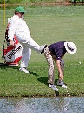The relationship between a golfer and their caddy is all about trust.