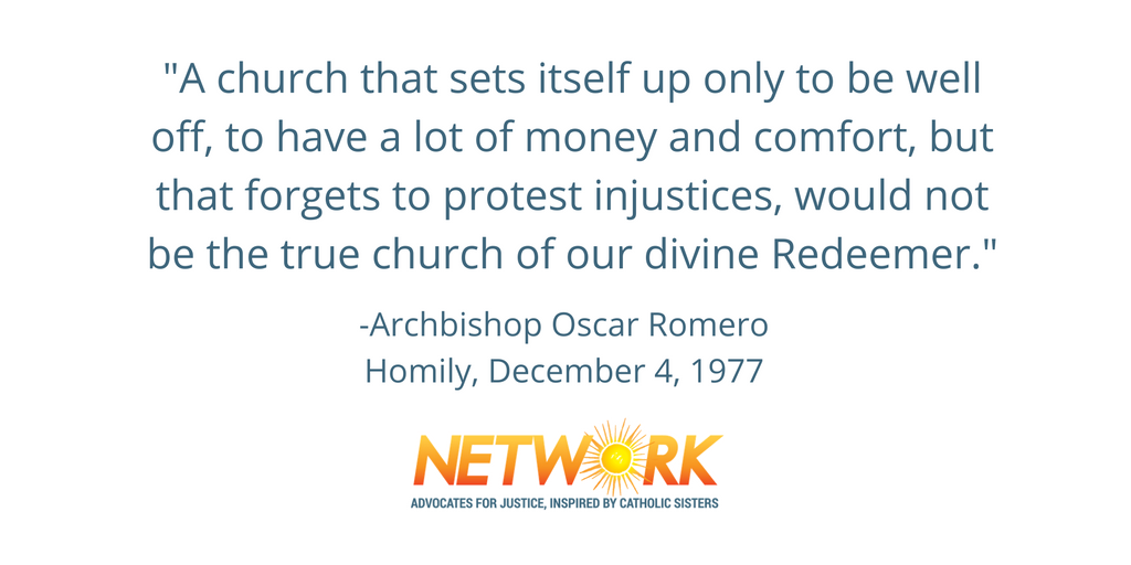 We remember the birth of Oscar Romero and his calls for justice and peace in El Salvador, heard around the world.