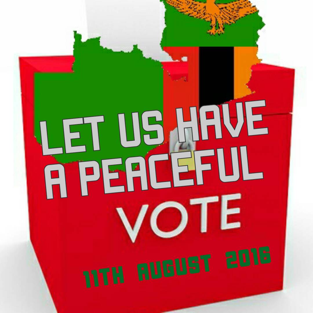 GlobalTravelTA's tweet photo. Let us have a peaceful vote #ZambiaVotes #ZambiaDecides #Elections #Voting https://t.co/C6gzy7dpy8